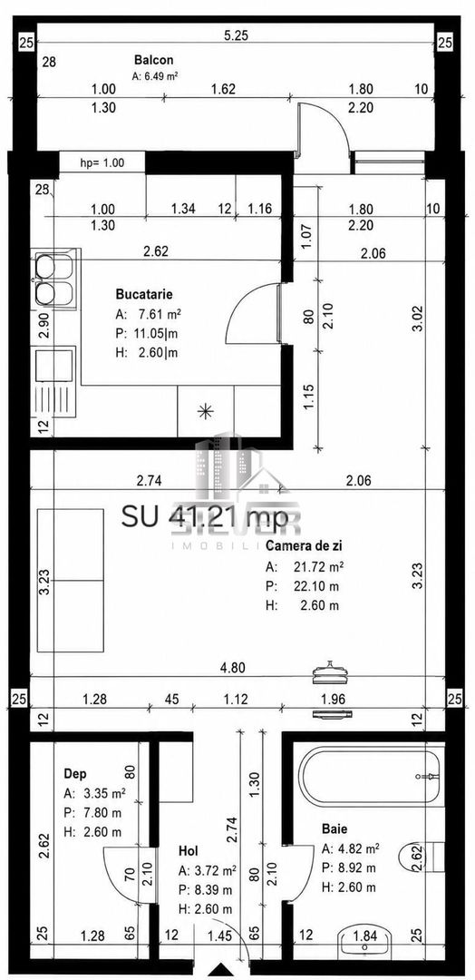 Apartamente cu o camera/40-44 mp/IMOBIL NZEB/TVA INCLUS. - Poză 3