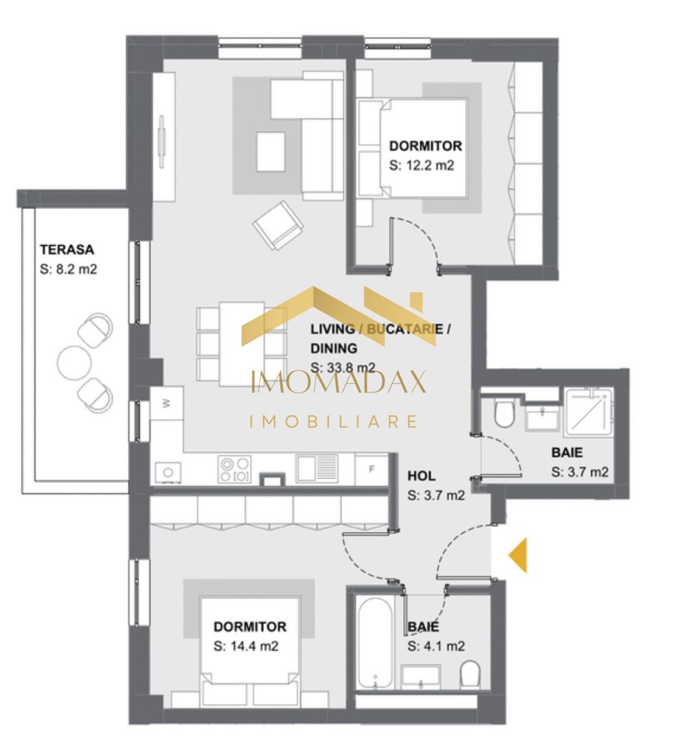 Aradului-3 Camere-Etaj 1 - Poză 15