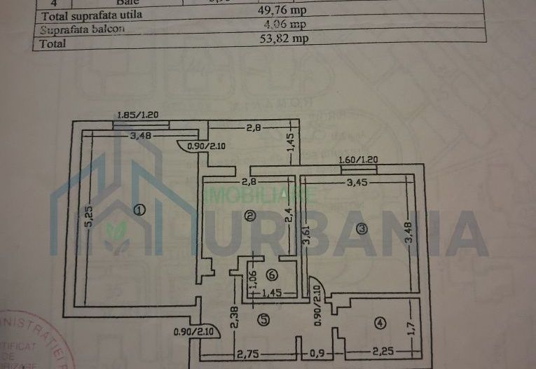 Apartament 2 camere decomandat, etaj 1, Tomesti, Iasi - Poză 5