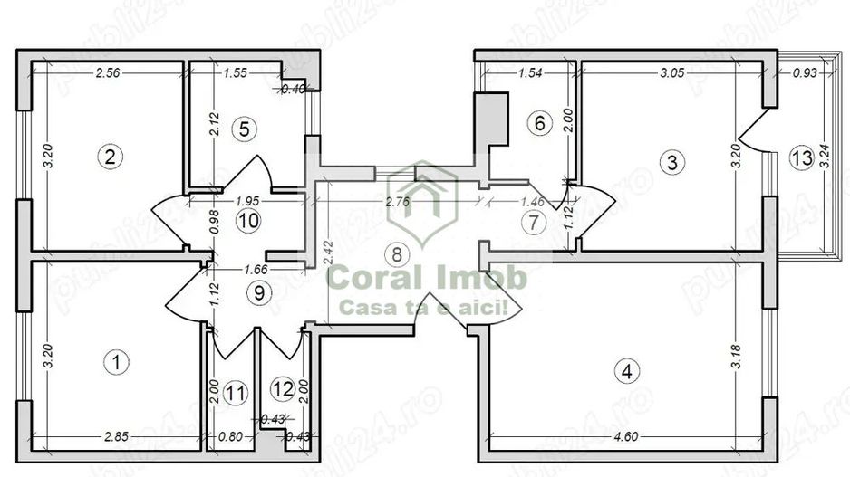 Vanzare 4 camere dec, Lacul Tei, facultatea de constructii - Poză 1
