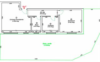 Bloc Nou. Gradina proprie de 103 mp si 2 locuri de parcare inscrise in CF. - Schiță 11