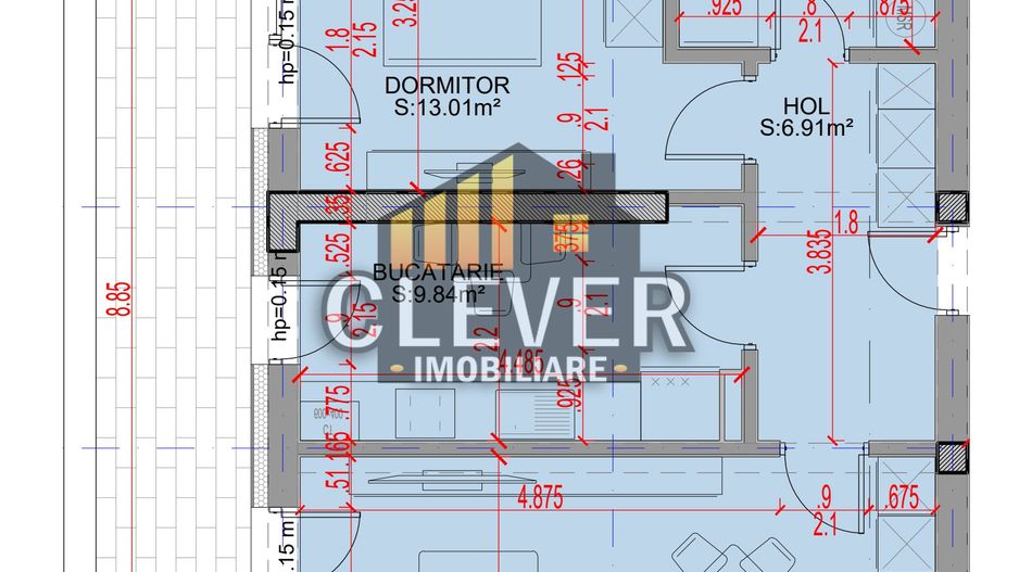 Ap 2 camere decomandat Pallady, Oferta Parcare, Comision 0% - Poză 10