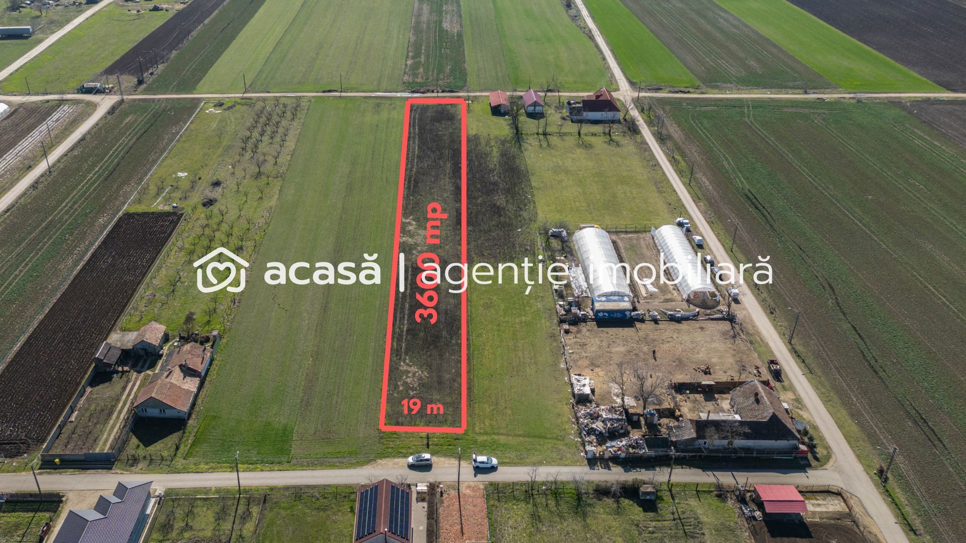 Teren 3.600 mp în Curtici, 2 fronturi stradale – La doar 20 km de Arad - Poză 1