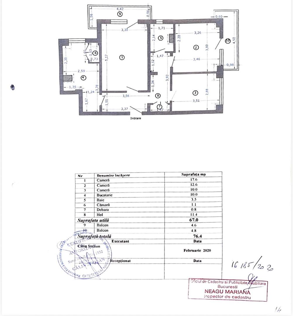 Apartament 3 camere Lacul Tei Doamna Ghica - Schiță 29