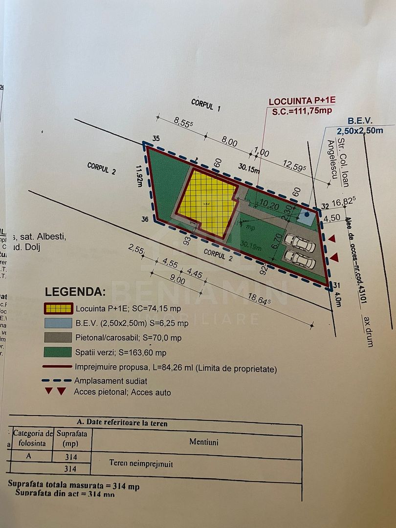 Teren Intravilan cu Autorizatie de Constructie Valabila-Albesti - Poză 9