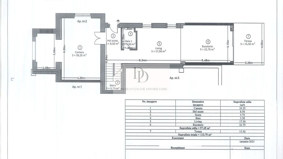 Spațiu de birouri premium în vilă | Curte amenajată | Andrei Mureșanu - Schiță 15