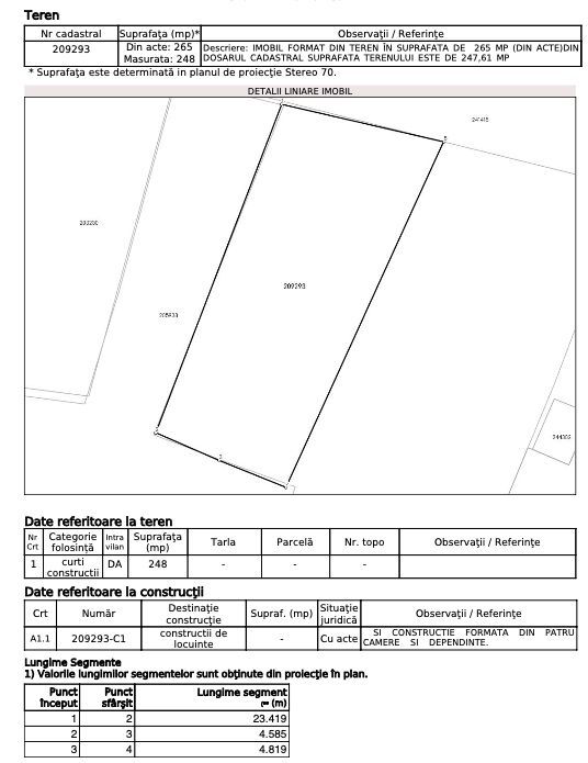 De vanzare Casa Demolabila, teren intravilan, Matei Voievod - Poză 1