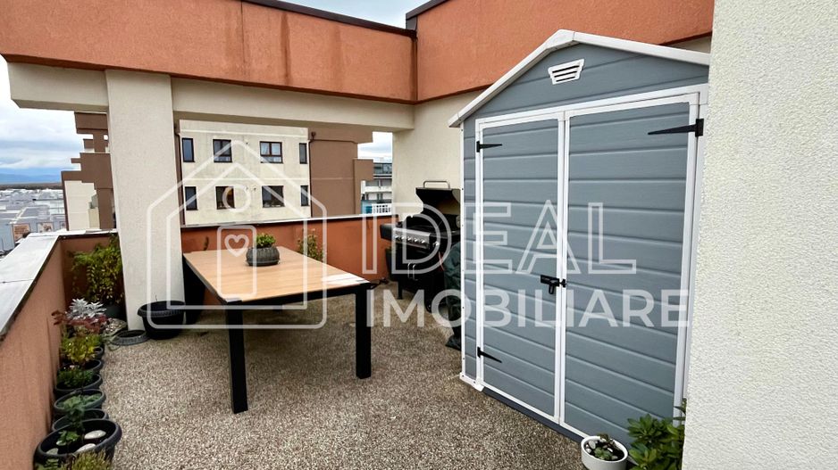 Penthouse cu 4 camere si terasa, complet Mobilat, zona Doamna Stanca - Poză 14