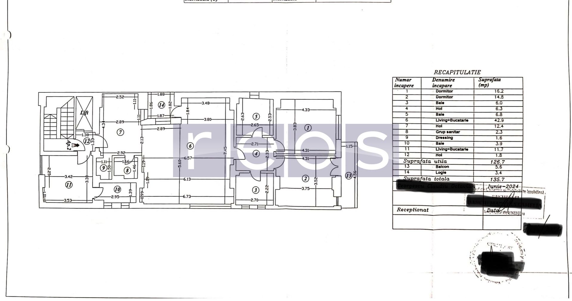 4 CAMERE | ZONA AVIATORILOR - HERASTRAU | AN CONSTRUCTIE 2024 - Schiță 18