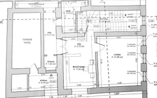 Casă veche, solidă, cu 4 camere, pivniță boltită și 4 băi – zonă centrală - Schiță 14