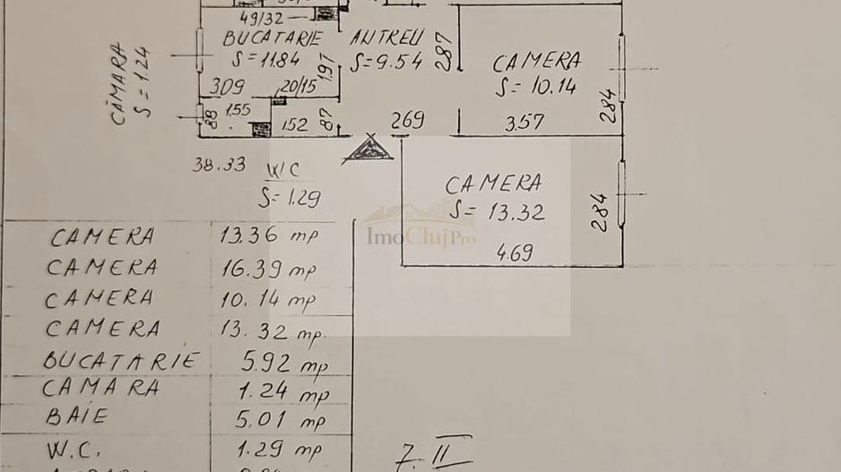 Comision 0% Vanzare apartament  4 camere decomandate- cartier Manastur - Poză 16