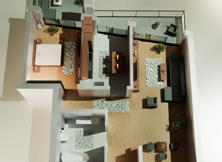 Tomis Nord - Vanzare apartament decomandat cu 2 camere,  bloc nou. - Poză 2