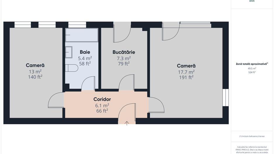 Apartament 2 camere - Bloc nou - Giroc - Timișoara - Poză 13