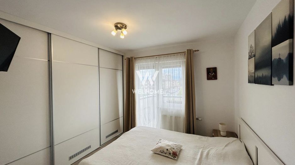 Apartament 3 camere, etaj intermediar, mobilat, 2 bai, 2 balcoane - Poză 17