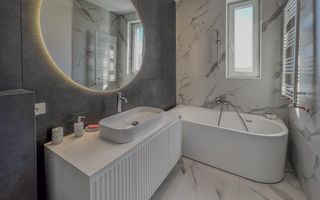 Vilă individuală elegantă, complet mobilată și utilată, lângă parcul și pădurea din Corbeanca - Poză 21