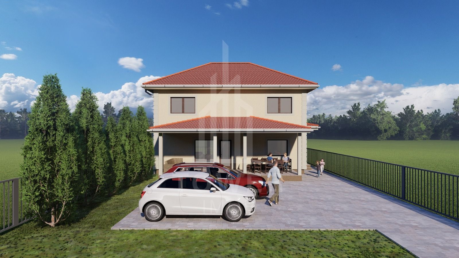 Casă Individuală Modernă în Șelimbăr • 3 Dormitoare • Curte 310 mp - Poză 1