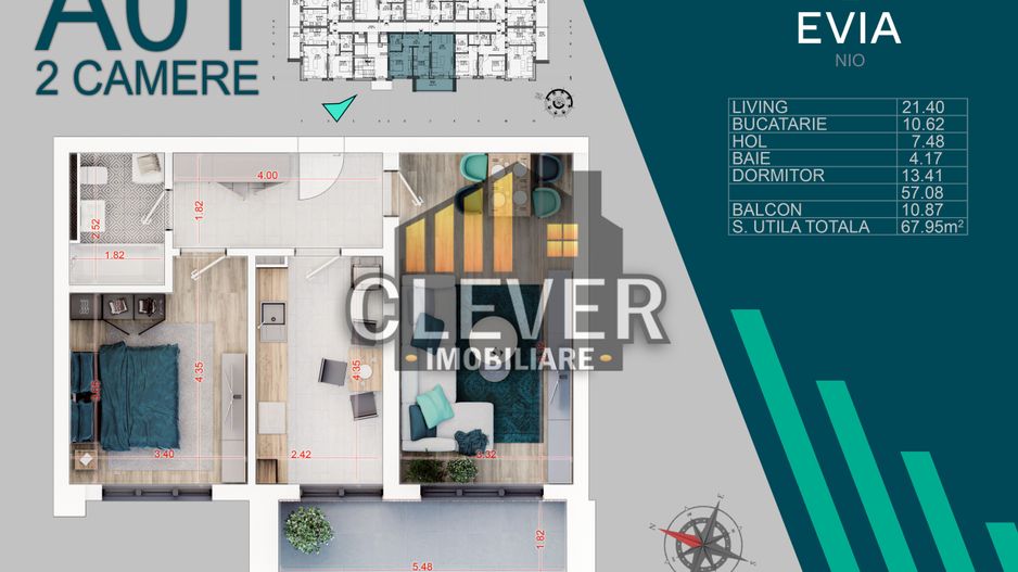 Apartament 2 Camere Premium | Smart Home Ready | Zona Pallady - Poză 3