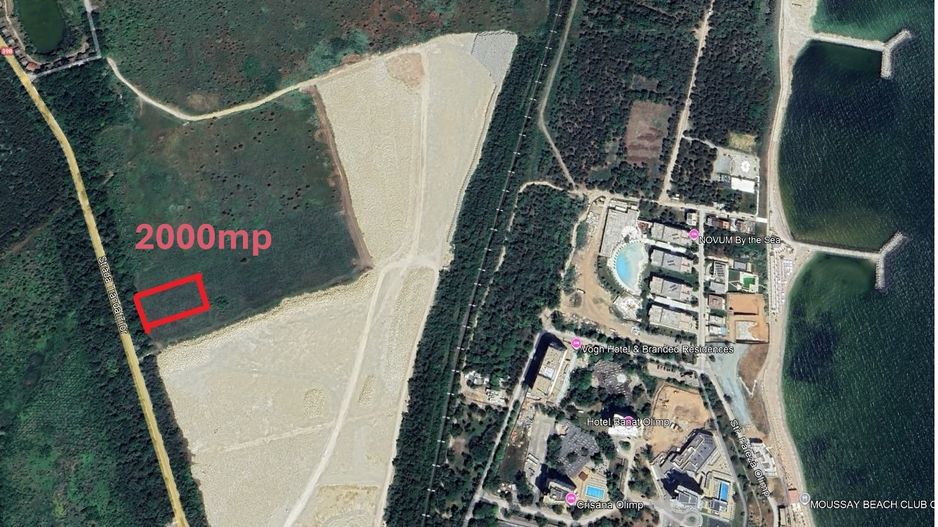 Teren de vanzare 2000mp Strada Trandafirilor Olimp Constanta - Poză 2