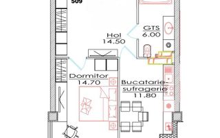 Vânzare, apartament, 1 cameră, str. Ialoveni, Telecentru - Poză 3