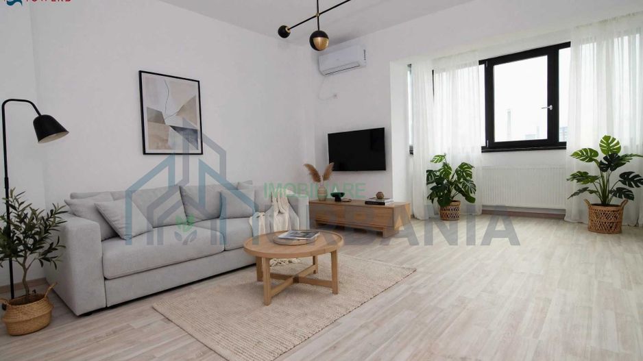 Apartament 3 camere, etaj 3/13, 2 băi, parcare și boxă, River's Towers, Iași - Poză 1