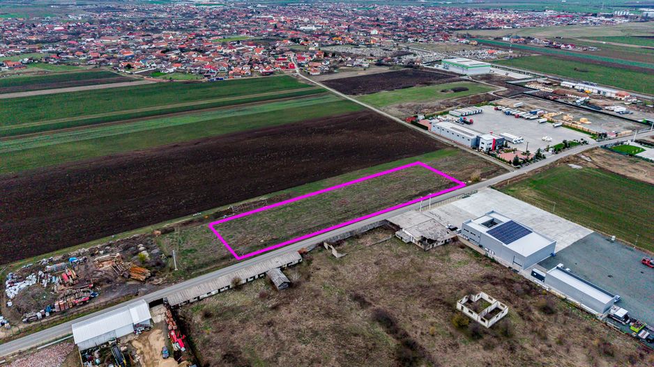 Teren cu acces DN7 și A1, ideal pentru dezvoltări industriale - Poză 7