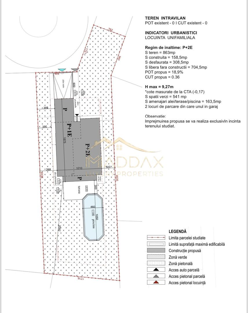 Masterpiece ARK VILLA *863SQM of land* / 309SQM built / Balotesti - Schiță 54