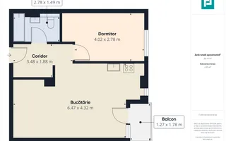 Apartament 2 camere, mobilat, în zona Torontalului - Poză 12