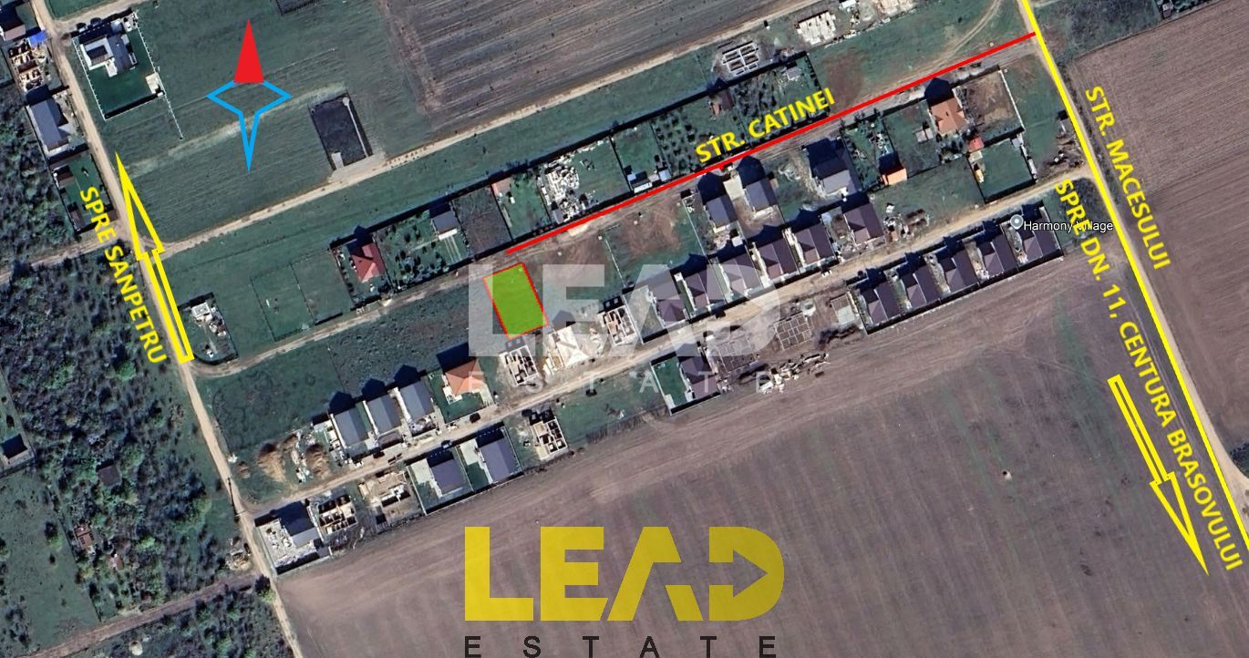 Teren intravilan 513 mp cu Autorizatie de Construire, Sanpetru, str. Catinei - Poză 1