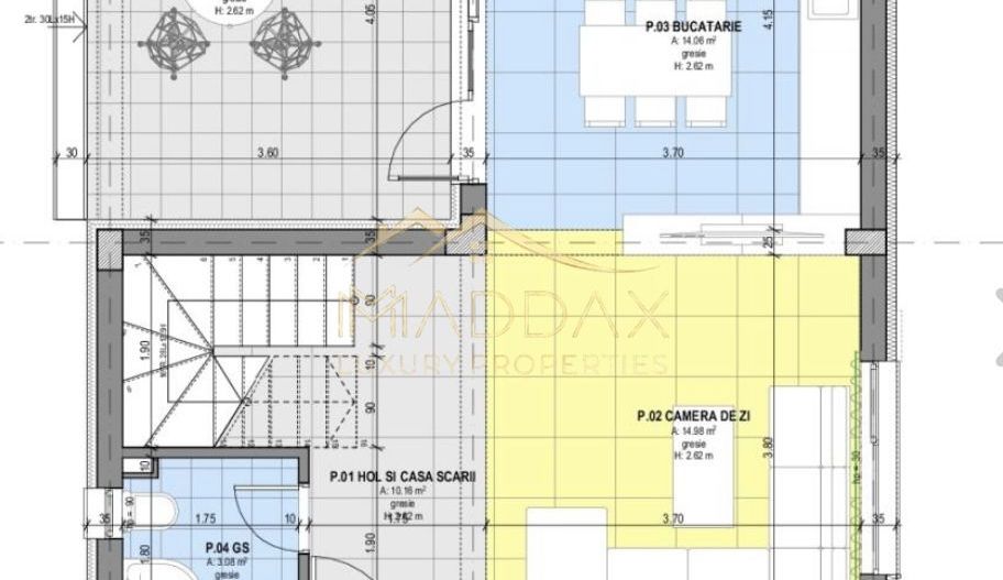 Vila individuala P+1 ***4 camere***curte proprie 380 mp//CORBEANCA - Schiță 20