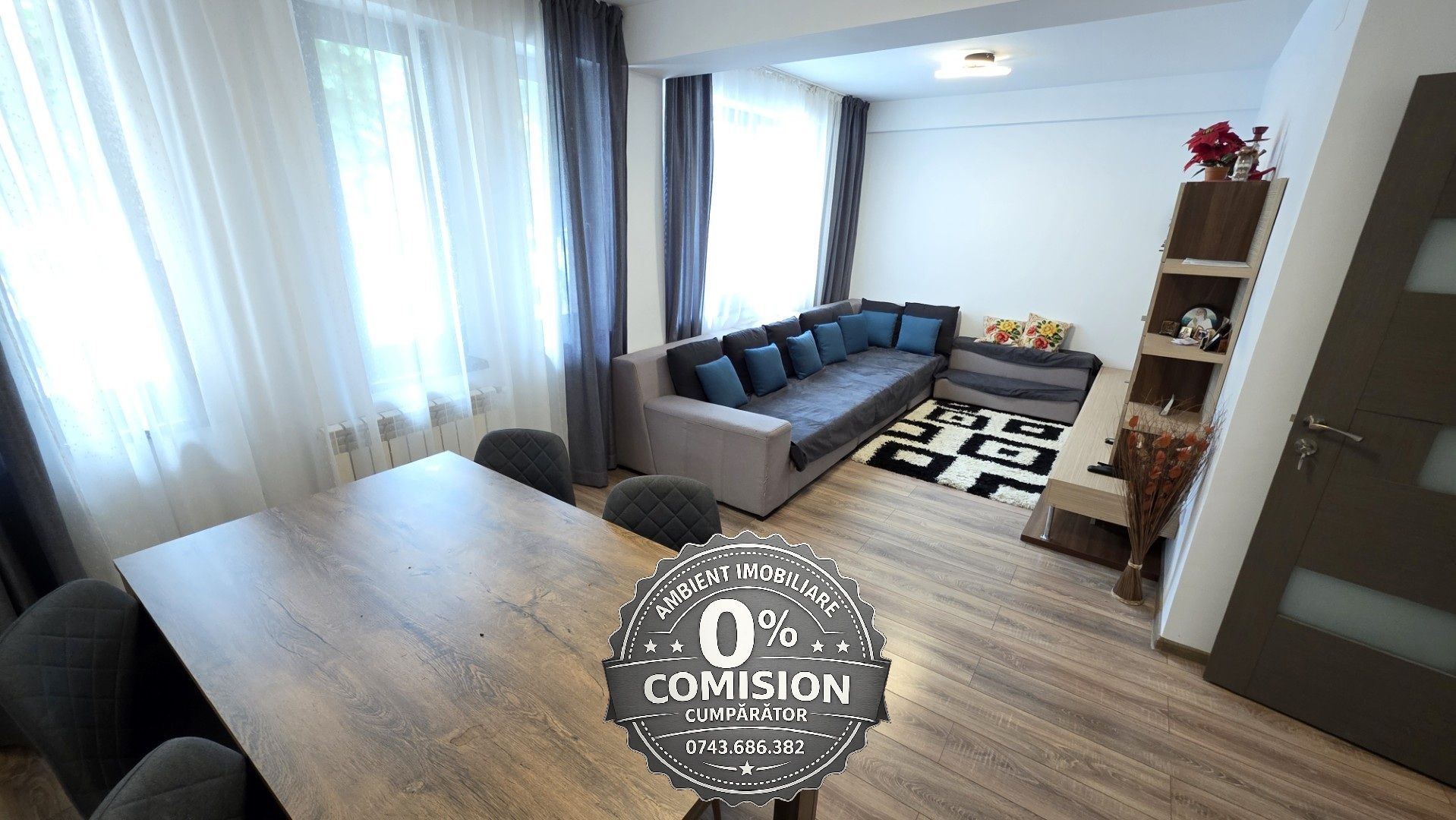 Apartament cu 3 camere, bloc NOU, mobilat și utilat, VASLUI - zona TRAIAN; - Poză 11