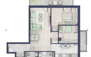 Apartament cu trei dormitoare - Poză 1