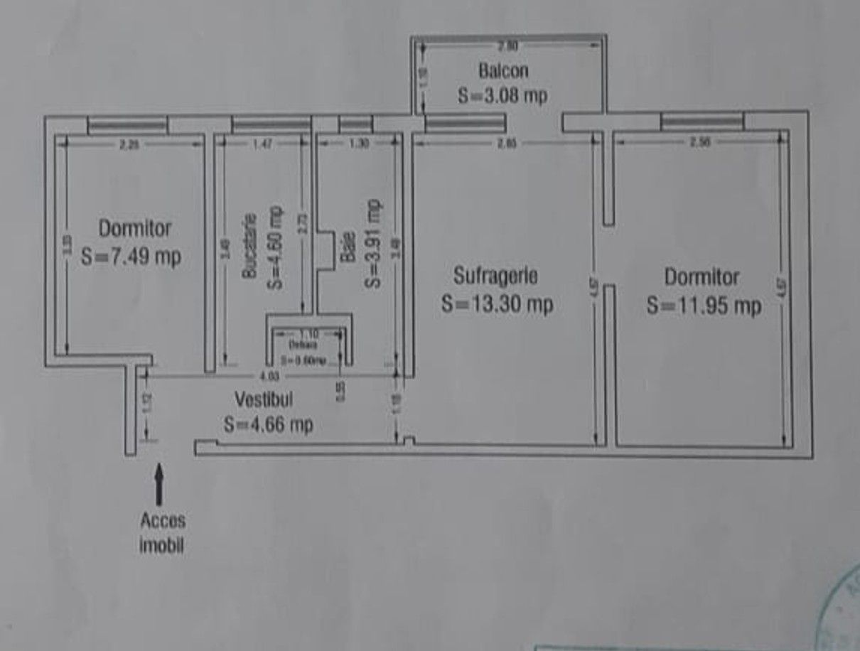 Oportunitate! Apartament 3 camere cu loc de parcare – Etaj 1 | Km 4-5 - Poză 1
