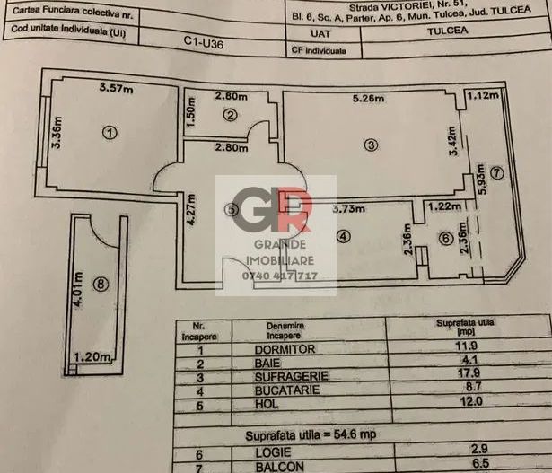 Str Victoriei - Apartament 2 cam decomandat Central - Poză 10