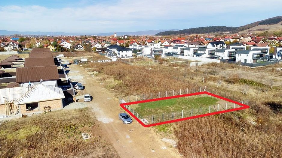 Intrare Sanpetru dinspre Brasov,  teren pentru casa,utilitati, 43000 euro - Poză 1