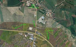 Teren dezvoltare industriala, hala, showroom cu access din Dn14 - Poză 1