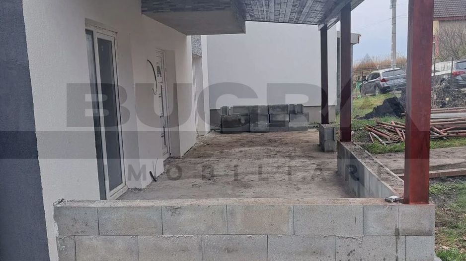 Casa moderna de 150mp, teren 400mp, semifinisata, Apahida - Poză 5