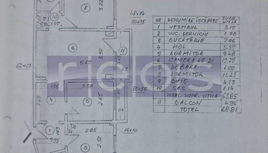 VANZARE 3 CAMERE SEMIDECOMANDAT DRISTOR - Poză 12
