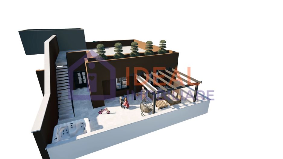 Penthouse cu 3 camere LA CHEIE, cu terasa de 191mpu, zona Calea Surii Mici - Schiță 6