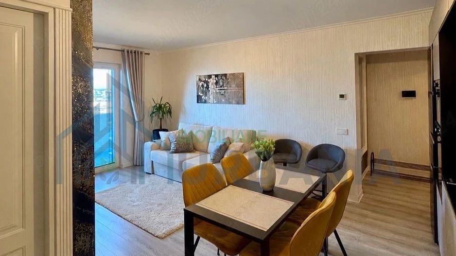 Apartament 2 camere, 44 mp, Poitiers Towers, Iași - Etaj 9/10, Smart Home, Mobilat și Utilat - Poză 1