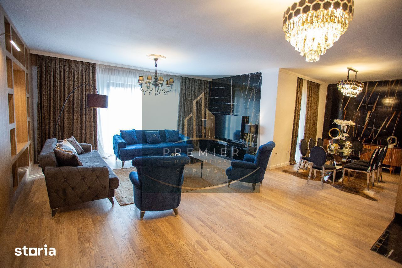 Apartament 4 camere Herăstrău, 144 mp, lux, renovat premium - Poză 2