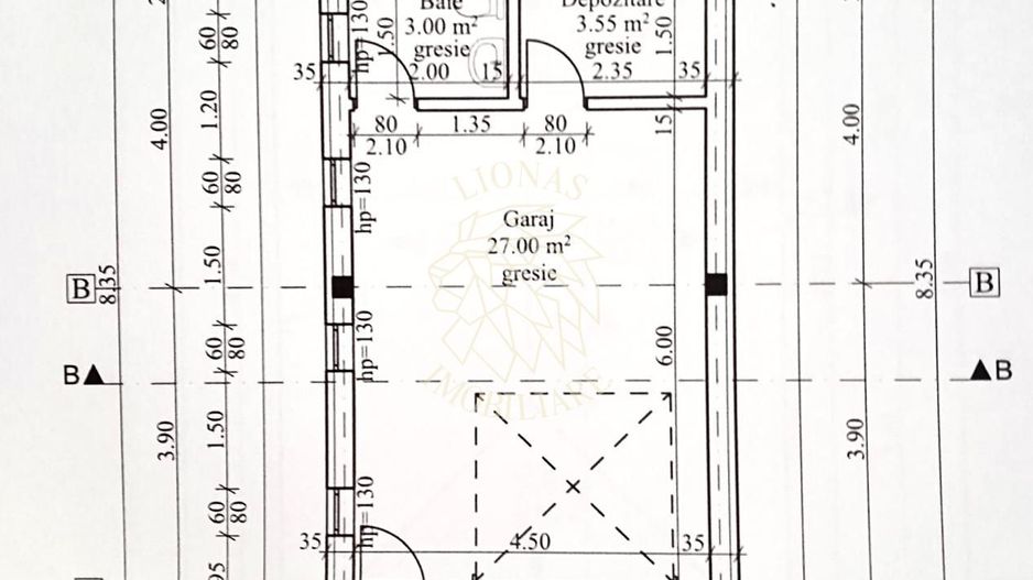 Proiect Casa 5 camere+garaj la rosu 44 mp-teren 553mp-Holboca - Poză 6