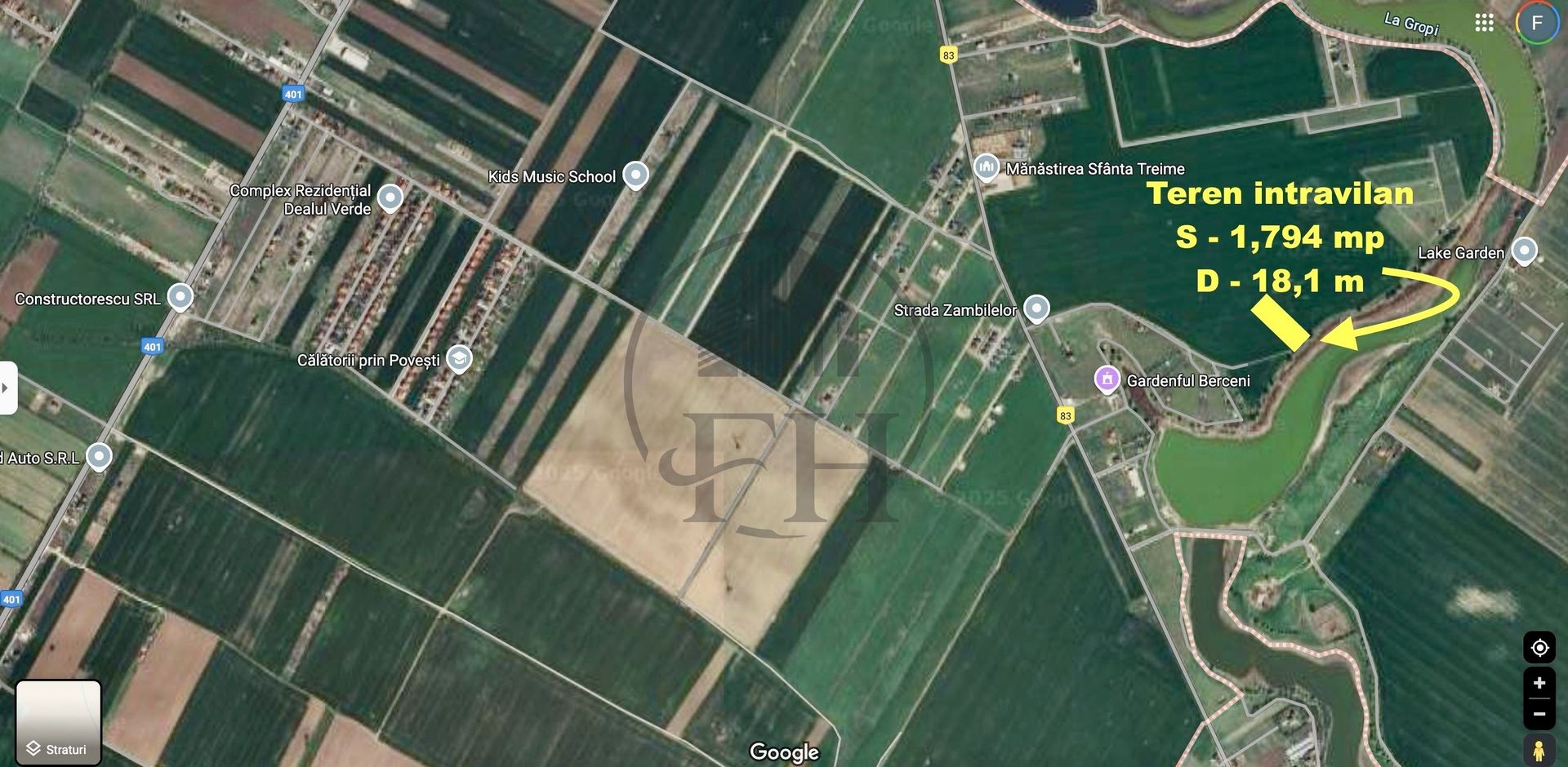 Teren intravilan de vanzare Vidra, Ilfov - Poză 1