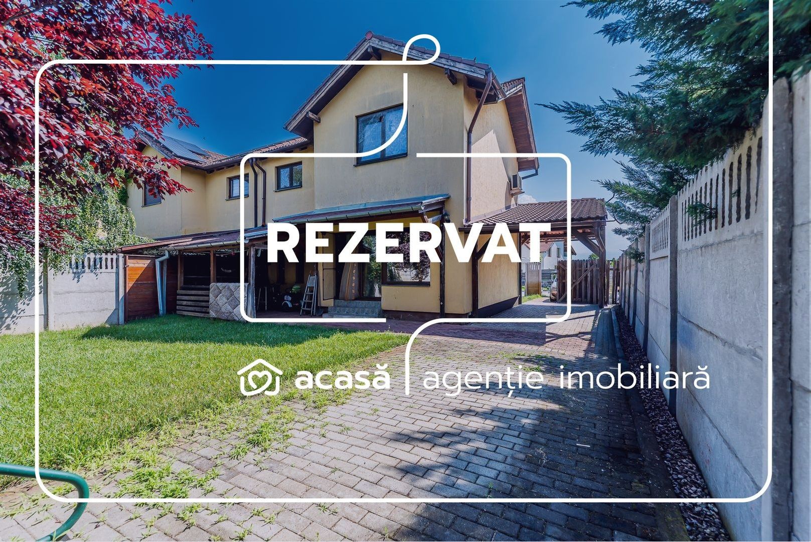 REZERVAT! Casa tip duplex - teren 349 mp - Via Carmina - COMISION 0 - Poză 1