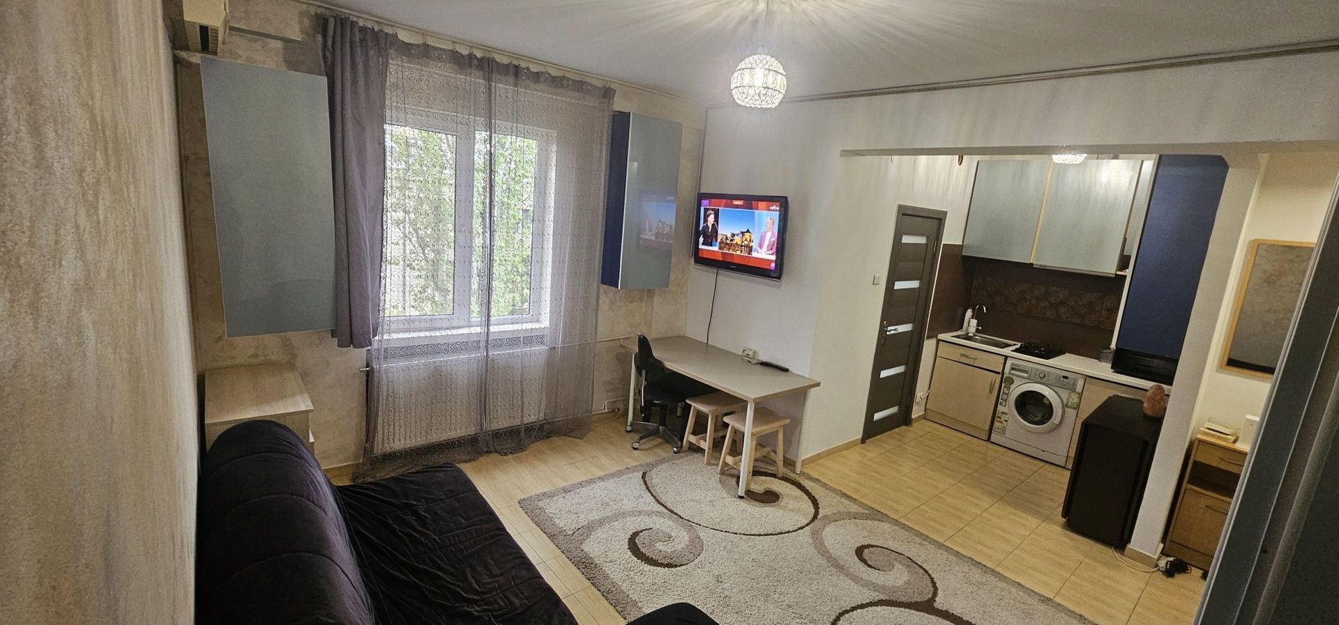 Închiriez garsonieră modernă, Piața Alba Iulia, centrală proprie - Poză 5