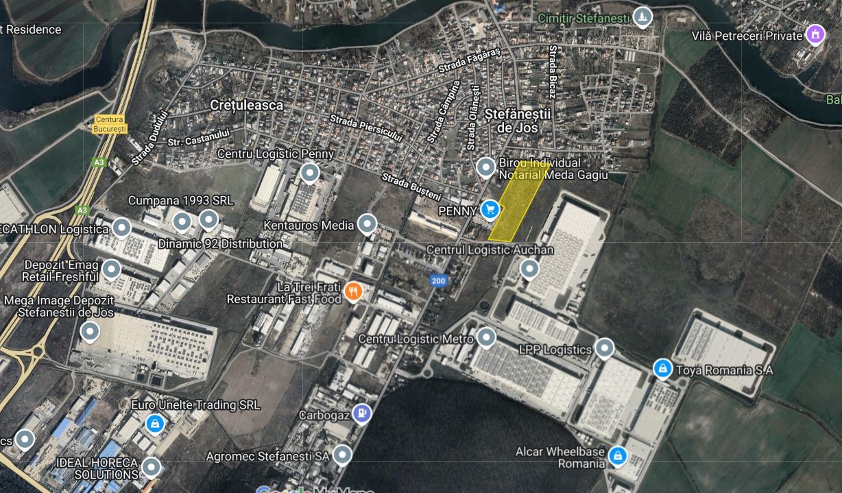 Reducere pret teren intravilan cu acces A0, A3 in Stefanesti, Ilfov - Poză 4