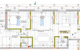 Apartament cu 3/4 camere/87mp/3 minute de statii autobuz. - Poză 2