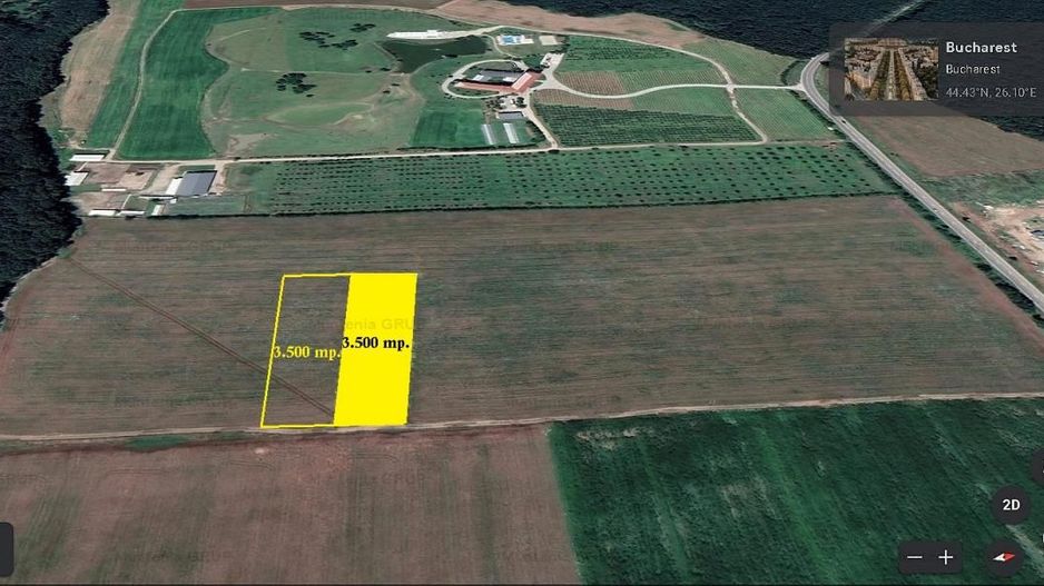 SNAGOV, langa Casa Vlasia, 3.500 mp. teren cu posibilitate pana la 7.000 mp. - Poză 1