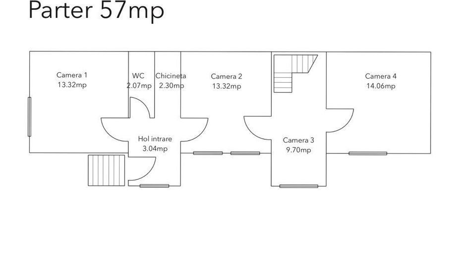 Casa D+P+1 cu curte 100mp, incadrare birouri, zona Eminescu - Poză 17