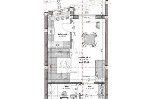Garsoniera decomandata - aer conditionat  (NCL-COL-ap.4) - Poză 5