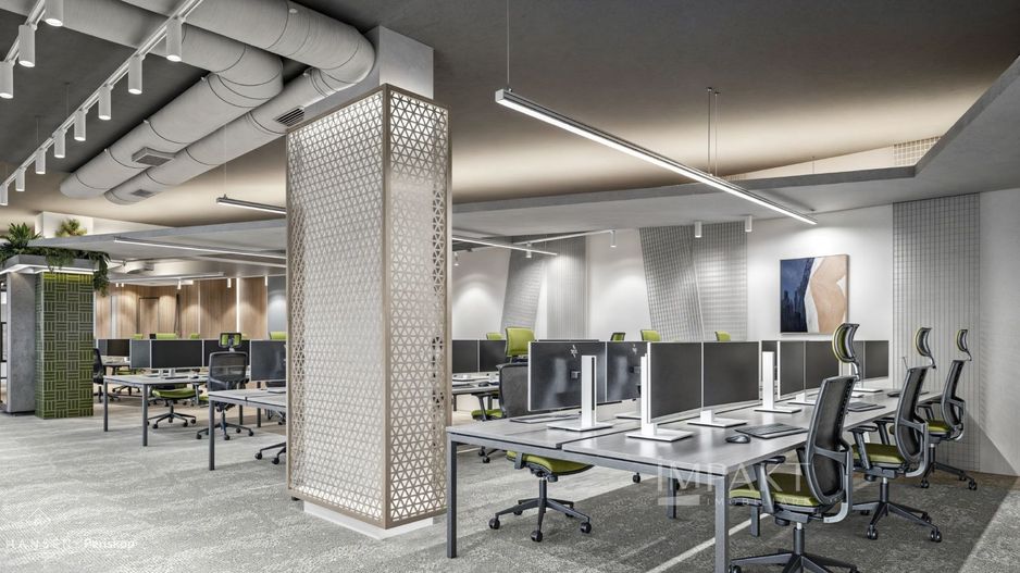 Spatiu birouri  1320 m2 finisat Europa - Poză 9